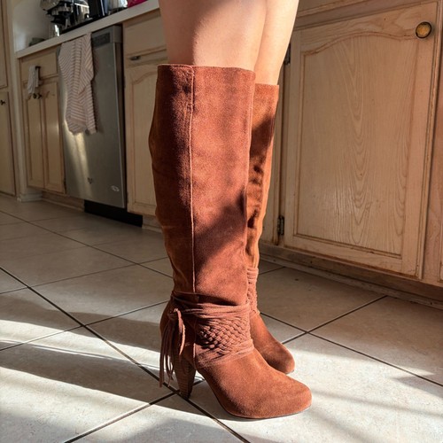 Vintage y2k suede fringe - vintage,